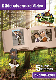 Vacation Bible School (VBS) 2024 Camp Firelight Bible Adventure Video DVD/CD-ROM