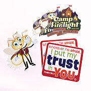 Vacation Bible School (VBS) 2024 Camp Firelight Decorating Pack (Pkg of 6)