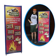 Vacation Bible School (VBS) 2024 Camp Firelight VBS Theme Banner Poly