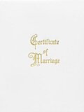 Marriage Certificate Booklet with Service