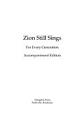Zion Still Sings For Every Generation Accompaniment Edition Loose-leaf Pages