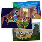 Vacation Bible School (VBS) Food Truck Party Bible Story Poster Pack