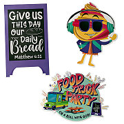 Vacation Bible School (VBS) Food Truck Party Decorating Pack (Pkg of 6)