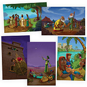 Vacation Bible School (VBS) Hero Hotline 2023 Bible Story Poster Pack