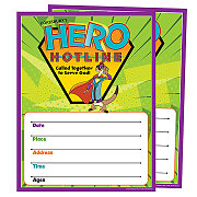 Vacation Bible School (VBS) Hero Hotline Small Promotional Poster (Pkg of 2)