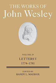 The Works of John Wesley Volume 29