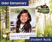 Vacation Bible School (VBS) 2024 Camp Firelight Older Elementary  Student Book (Grades 3-6) (Pkg of 6)