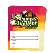 Vacation Bible School (VBS) 2024 Camp Firelight Small Promotional Posters (Pkg of 5)