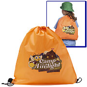 Vacation Bible School (VBS) 2024 Camp Firelight Drawstring Bag w/Logo(Pkg of 6)