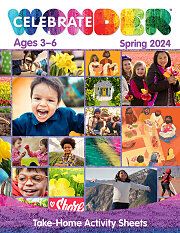 Celebrate Wonder All Ages Spring 2024 Ages 3-6 Take-Home Activity Sheets